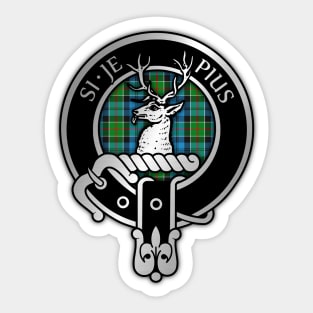 Clan Colquhoun Crest & Tartan Sticker